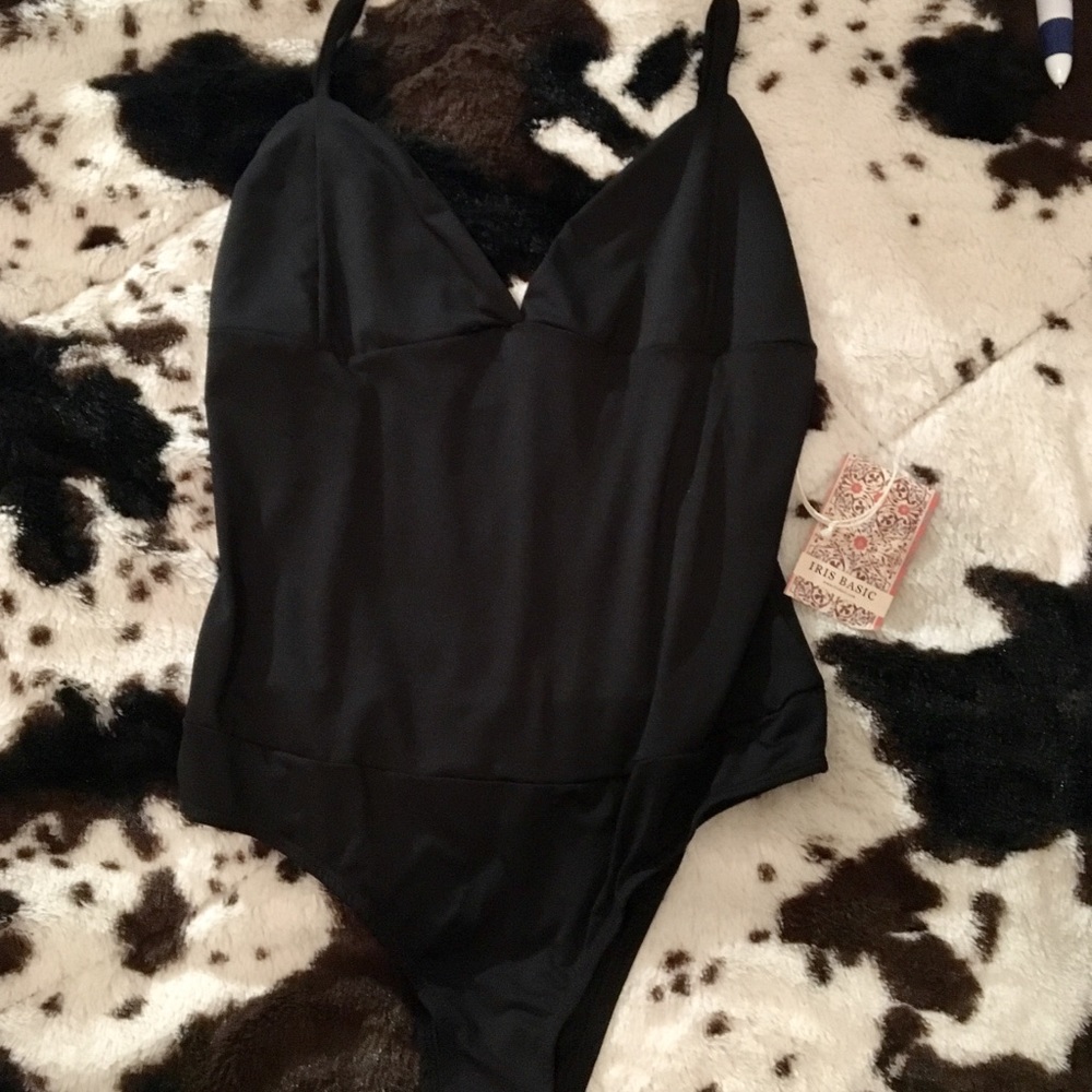 Sold - NWT Black spandex bodysuit